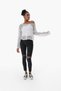 Women's Mesh Knitted Cotton Bolero Knitwear Sweater White 23s1006 - 6
