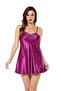 Purple Satin Nightgown - M-265