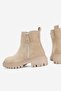 WOMEN'S BEIGE SUEDE GENUINE NATURAL LEATHER NUMBER 36-41 BOOTS & BOOTIES - 4