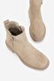 WOMEN'S BEIGE SUEDE GENUINE NATURAL LEATHER NUMBER 36-41 BOOTS & BOOTIES - 5