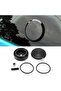 1 Set Aluminum Car Rear Wiper Delete Kit Plug Cap Universal Car Accessories
