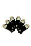 Men's 6-Piece Black Bamboo Diabetic Lycra Seamless Scented Booties Dündar / 5992