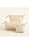Jillo Natural Triangle Makeup Bag - 12X10 cm - 4