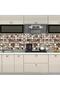 ورق لاصق ذاتي اللصق لتغطية أسطح المطبخ بنمط حجر الفسيفساء 60 سم × 100 سم - 2
