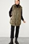 710017   Women's Stone Detailed Puffer Vest