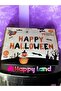 Halloween Halloween Happy Halloween Written Foil Balloon Set - 4