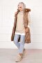 Baklava Pattern Filling Vest Tan - 3