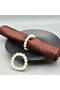 10 Pcs Handmade Pearl Napkin Holder, Napkin Ring, Napkin Ring