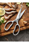 HEZHEN Kitchen Scissors Stainless Steels 3Cr13 Forged Steel Multifunctional Kitchen Scissors Gift... - 8