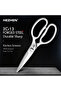 HEZHEN Kitchen Scissors Stainless Steels 3Cr13 Forged Steel Multifunctional Kitchen Scissors Gift...