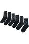 Women's Winter Colorful Patterned Long Towel Socks 6 Pairs Assortment Set - 2