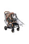 Baby Stroller Double Zipper Rain Cover (Compatible with All Baby Strollers) - 4