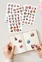 New Year Sticker, 210 Piece Sticker Set, Sticker Notebook, Sticker Book, New Year Ornament, New Year Decoration - 5