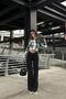 Blacklycra Supper Extra High Waist Palazzo Loose Jeans - 5