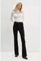 Black Flared Jeans - Lycra Stretch Jeans - 2