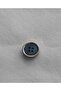 Anthracite Color Metal Framed 1.2 cm Diameter Polyester Button 50 Pieces. - 2