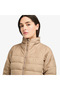 Bear Head Recycled down Lightweight Women's Brown Jacket - 6