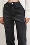 Yüksel High Waist Carrot Leg Jeans Black - 5