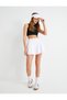 Sports Half Tank Top with Crew Neck, Printed, Slim Fit, with Stitching Detail