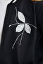 Black Knitwear Combined Zippered Tracksuit Set - 5