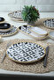 طقم إفطار Trigon Marble مكوّن من 18 قطعة، مناسب لـ6 أشخاص - 18766-68-69 - 2