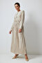 Pleated Cuper Dress