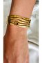 Wavy Steel Stainless Handcuff Bracelet - 3