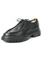 Alviso Longo Model Genuine Leather Handmade Men's Black Casual Shoes