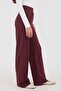 Pn13708-Dk11 Model Wide Leg Velcro Closure Pants - 5