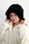Women's furry bucket hat rkş-15 black - 2