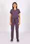 Lycra Nurse Uniform Single Bottom Plum - 3