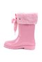 W10239 Campera Charol Soft Pink Orthopedic Girl's Rain Boots - 3