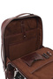 908 Model Unisex Genuine Leather Water Resistant Backpack - Multi-Compartment Taba - 4