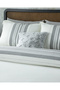 Grand Shiny Yarn-Dyed Single Duvet Cover Set Silver - 3