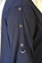 Women's Large Size Honeycomb Cardigan with Metal Buckle - 8
