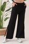 Women's Pocket Slit Sweatpants Trousers