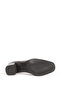 Women's Blunt Toe High Heeled Shoes Real Leather Br 44274 Black - 4