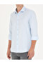 Light Blue Slim Fit Long Sleeve Shirt 50275684-Vr003 - 6