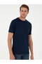 Navy Blue Regular Fit Crew Neck T-Shirt 50292343-Vr033 - 3