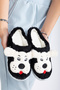 Plush Non-Slip Sole Home Slippers with Dog