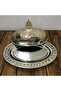 قارب نحاسي مطرز مزدوج اللون مقاس 30 سم - 3