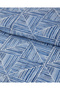 Modern Diamond Single Duvet Cover Set Blue