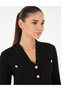 Black Crop Top Knitwear Cardigan 50290557 -Vr046 - 2