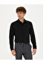 Black Slim Fit Long Sleeve Shirt 50275692 -Vr046 - 3