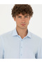 Light Blue Slim Fit Long Sleeve Shirt 50275511-Vr003 - 2