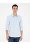 Light Blue Slim Fit Long Sleeve Shirt 50275513-Vr003 - 3
