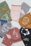 Organic Baby Girl Children's 2-Piece Non-Slip Combed Cotton Socks with Animal Figures - 7