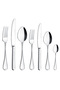 Syrena 42 Piece Cutlery Set - Silver - 4