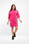 Women's Large Size Half Zipper Stripe Detailed Sports Dress 5277-25 - 4