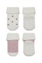 Organic Seamless 2-Piece Pointed Circle Non-Slip Towel Socks Baby Socks - 4
